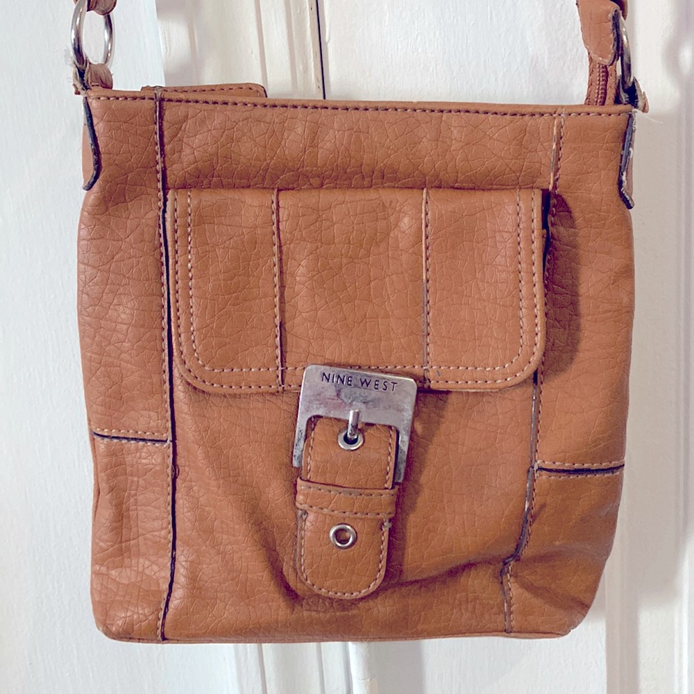 Nine West Tan Leather Purse